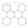 SGCB LED Hexagon Light RGB -svetlo