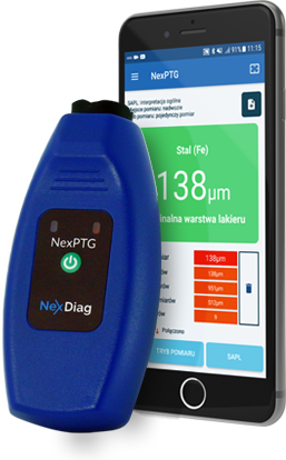 NexPTG Professional - merač debljine laka