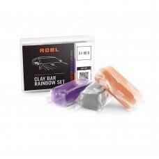 Adbl Clay bar Rainbow Set - set 3 vrste glina