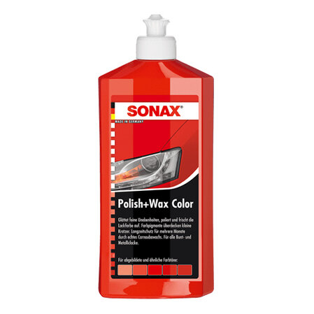 Sonax NanoPro Polish and Wax Red - vosak za crvenu boju