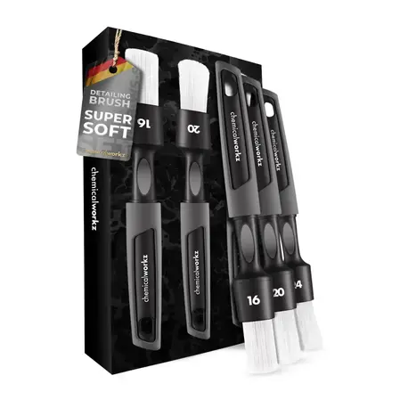 Chemicalworkz Detailing Brush White Soft SET od 3 četkice