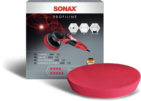 Sonax sunđer za poliranje crveni 150 mm -grubi-