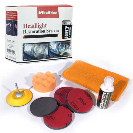 MaxShine Headlight Restoration System - set za reparaciju farova