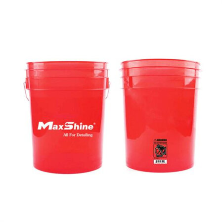 MaxShine Bucket - kanta za pranje crvena