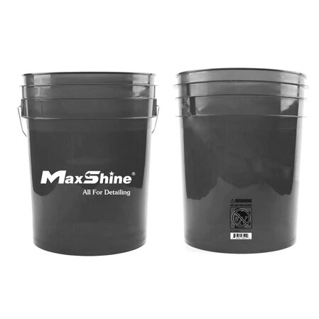 MaxShine Bucket - kanta za pranje crna