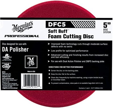 Meguiar&#039;s DA Foam Cutting Disc 5&#039;&#039;