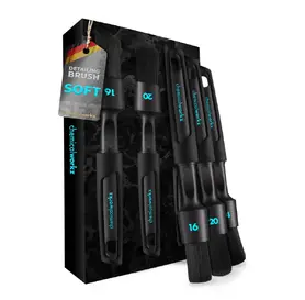Chemicalworkz Detailing Brush Black Round SET od 3 četkice